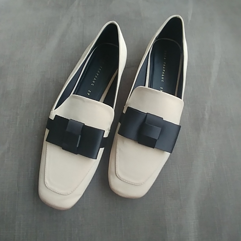Zara Shoes with elegant ribbon accent
